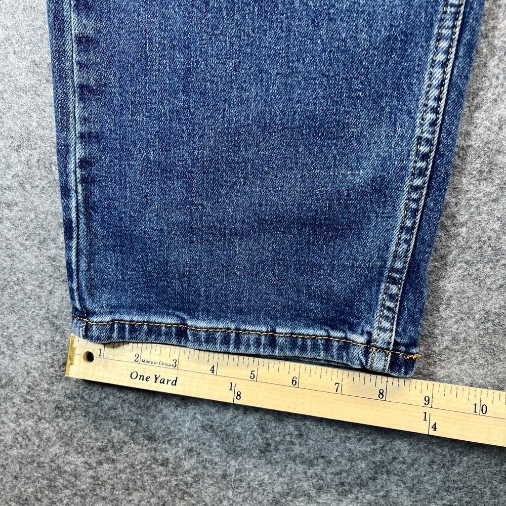 Levis Jeans Men's 40x32 505 Regular Fit Straight Leg Medium Wash Denim Pants - Picture 7 of 13